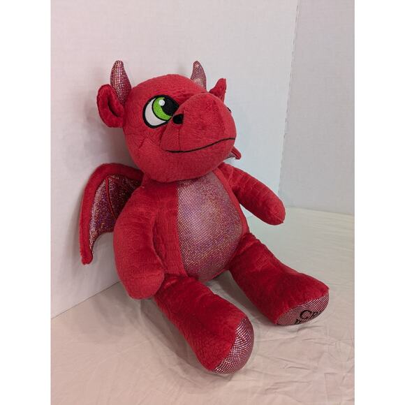 Build A Bear MagicQuest Red Dragon Ellie 15” Plush Great Wolf Lodge Exclusive - Picture 3 of 11
